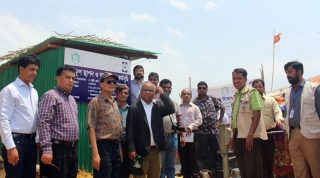 ইপসা’র রোহিঙ্গা সহায়তা কার্যক্রম পরিদর্শনে পিকেএসএফ ব্যবস্থাপনা পরিচালক