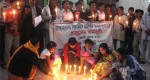 Candle lite vigil infront of press club
