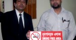 YPSA handed over No Smoking Signage to the ADC of Feni