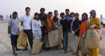 GX team on Cox's Bazar beach