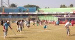 Participants attempt to run 100 meters