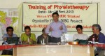 Opening of three-day training workshop on Physiotherapy