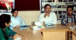 Visitors in a meeting at YPSA Head Office