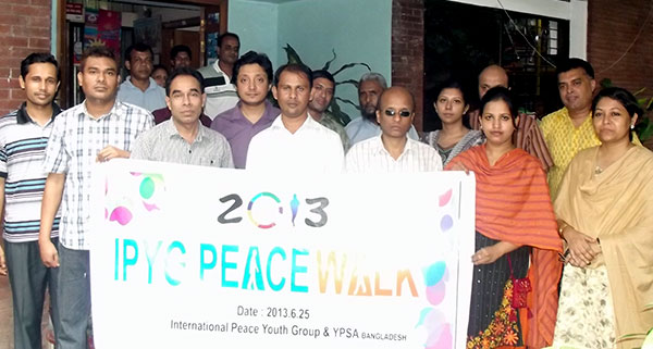 International Peace Walk 2013 in Bangladesh