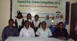 Partcipants of the final round at Coastal Kids Debate Competition and Guests