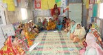 A woman is addressing in the meeting at Guliakhaly