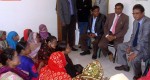 Visitors talking with the floating sex workers at DIC in Cox'sbazar