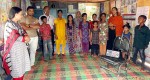 Ms. Anowara Begum at the listeners club in Guliakhali, Sitakund