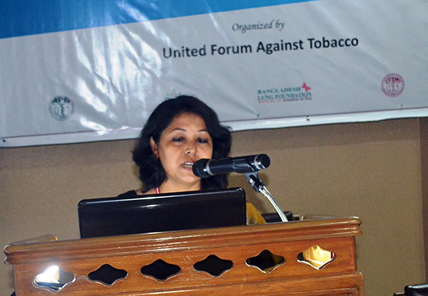 Nasim Banu, Team Leader, Smoke Free Project of YPSA
