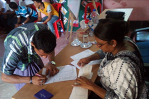 Cheque distribution