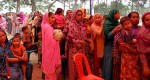 Beneficiaries (female parent and children) waiting for service