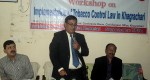 Workshop on Implementation of Tobacco Control Law in Khagrachari held