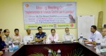Laxmipur DC Md Zillur Rahman Chowdhury speaking as chief guest in the meeting