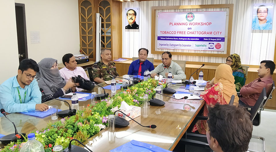 Planning workshop on Tobacco Free Chattogram City held
