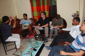 Discuss with Mayor of Sandwip about Displace people and River Erosion