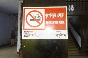 No Smoking signage