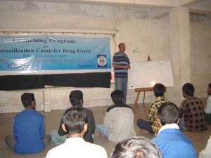 YPSA's drug user detoxification camp