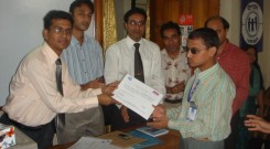 Certificate giving ceremony