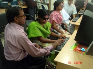 Computer training at IRCD