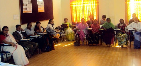 Participants in the meeting at kurigram