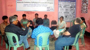 USAID evaluation team talk with the survivors at Shelter Home, Cox'sbazar