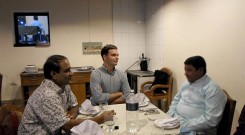 YPSA team with Mr. Al-Haj Jafrul Islam Chowdhury MP 292 Chittagong-15, Bangladesh Parliament