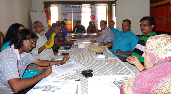 Meeting at UNINIG office in Dhaka
