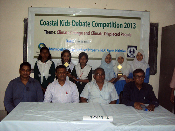 Partcipants of the final round at Coastal Kids Debate Competition and Guests