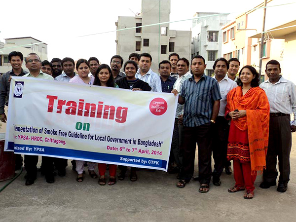 Participants in a group photo