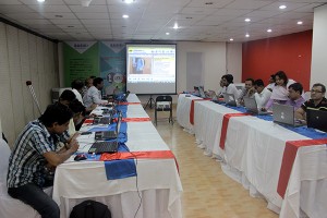 Participants in workshop