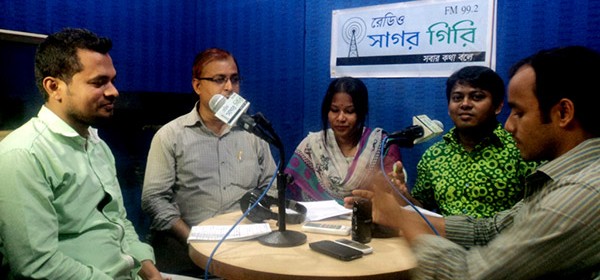 Radio talk show at Sagor Giri FM 99.2