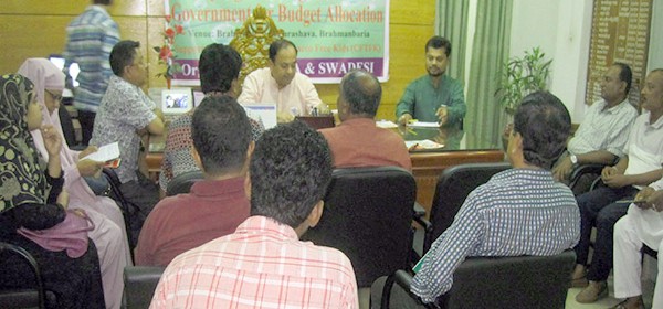 lobbying meeting at Barhmanbaria