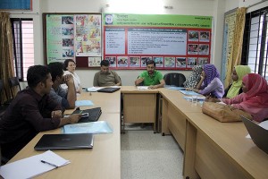 Meeting at YPSA head office