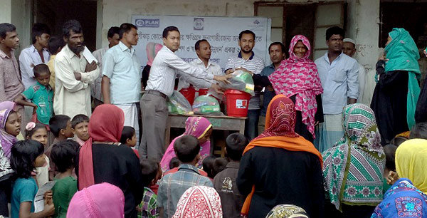 Distribution at Mognam union of Pekua