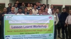 Lessons Learnt Workshop on Oxfam-YPSA RESPONSE project held in Cox’sbazar