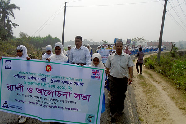 Rally at Ramu on International Women's Day 2016 by YPSA