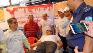 Blood donation camp