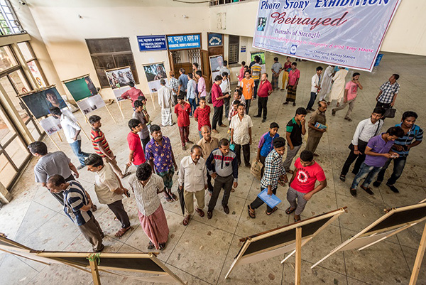 Photo exhibition at Chittagong Railway Station