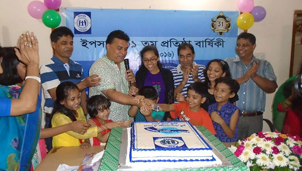 Cake cutting on 31 Anniversary of YPSA