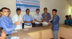 Vocational training certificate giving ceremony