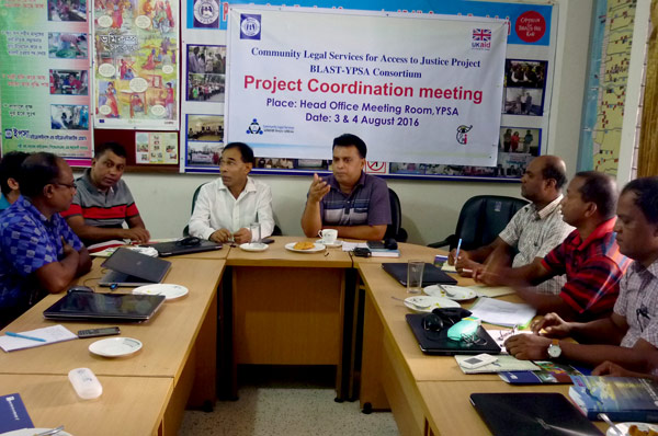 Md. Arifur Rahman, Chief Executive given a motivational speech to YPSA-CLS staffs.
