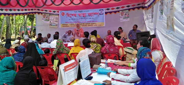 the inaugural of the health camp