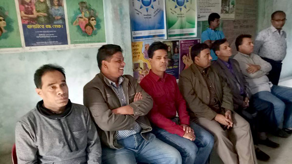 Executive Committee members of YPSA at Akbarhat CLS Centre, Sandwip.