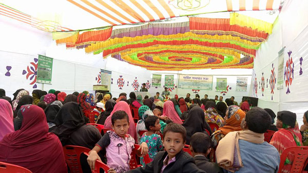 The participants YPSA-CRPARP project participant Annual General Meeting (AGM) of Moghdara Union, Sandwip.