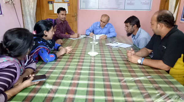 Joint Secretary of Ministry of Women & Child Affairs and Deputy Secretary Ministry of Information visit YPSA