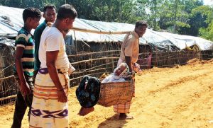 Elderly displaced Rohingya in Cox'sbazar