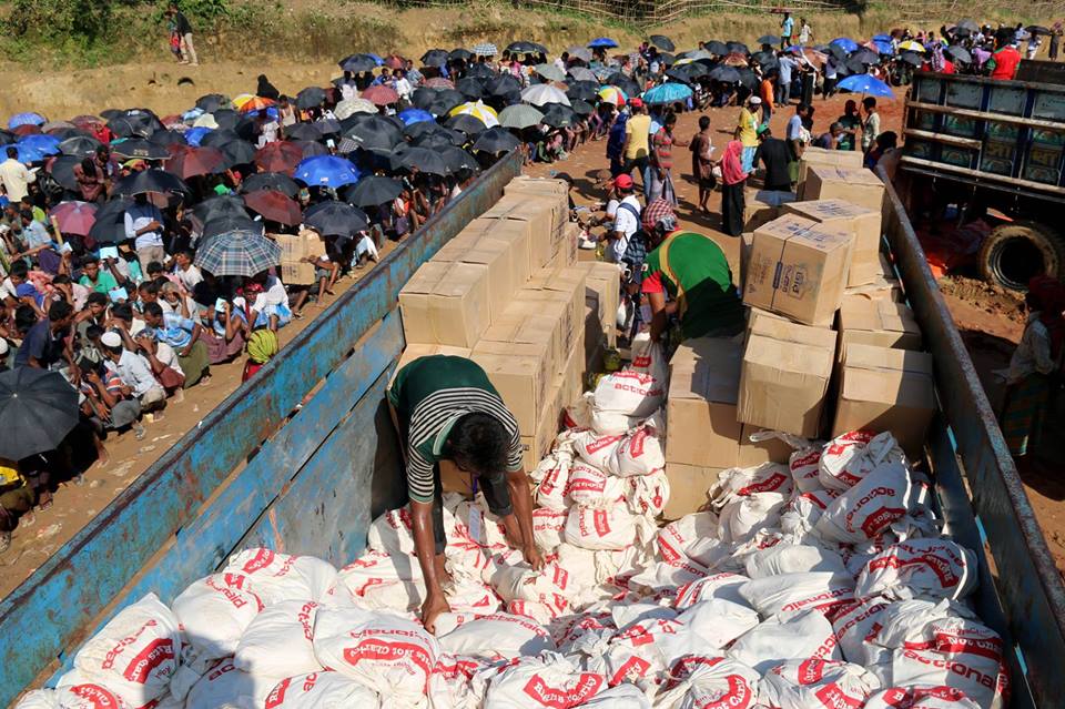 Food distribution by YPSA