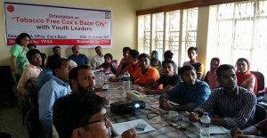 Orientation on Tobacco free Cox's Bazar city for Youth Leaders held in Cox's Bazar