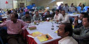 Participants of Community Dialogue on the Right to Information Act 2009 was held in the Sitakund District Council Auditorium