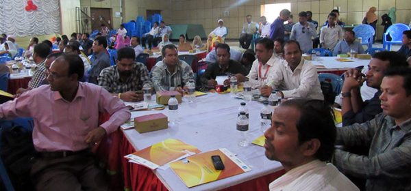 Participants of Community Dialogue on the Right to Information Act 2009 was held in the Sitakund District Council Auditorium 